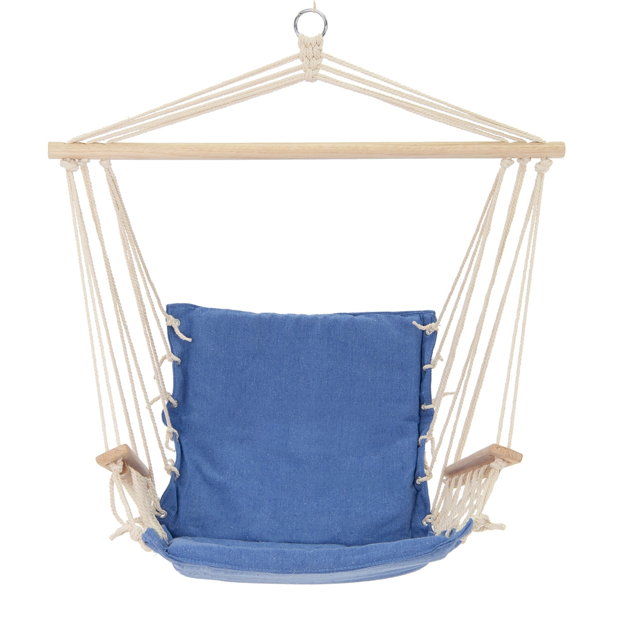 ECD Germany Sport & Freizeit fauteuil suspendu bleu 45x100x46 cm