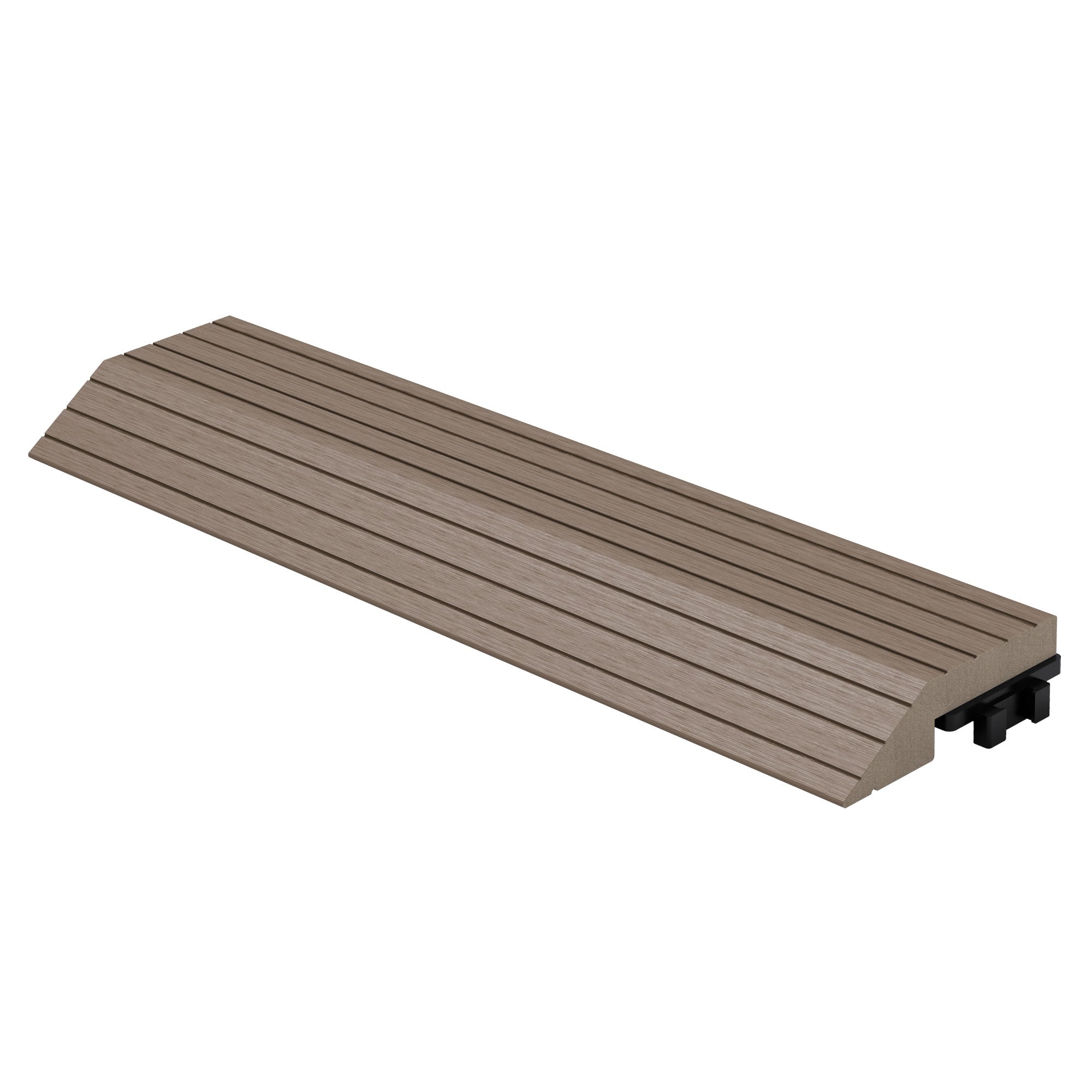ECD Germany Garten baguette WPC marron clair angle gauche