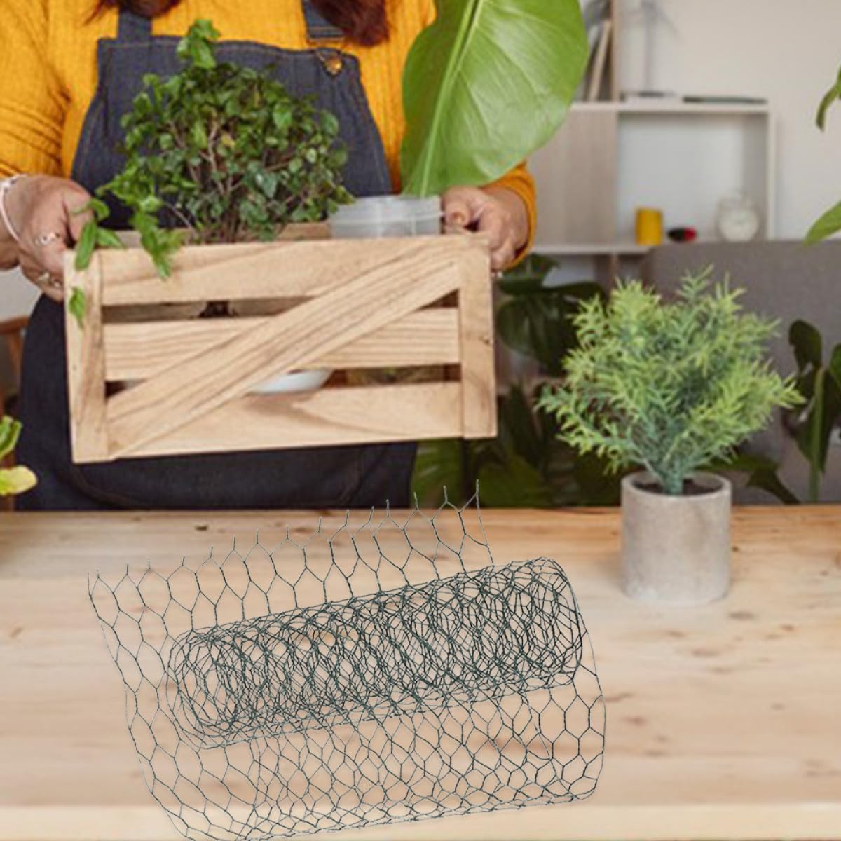 Milisten Patio grillage poule vert 30 cm x 1 m maille 19 mm