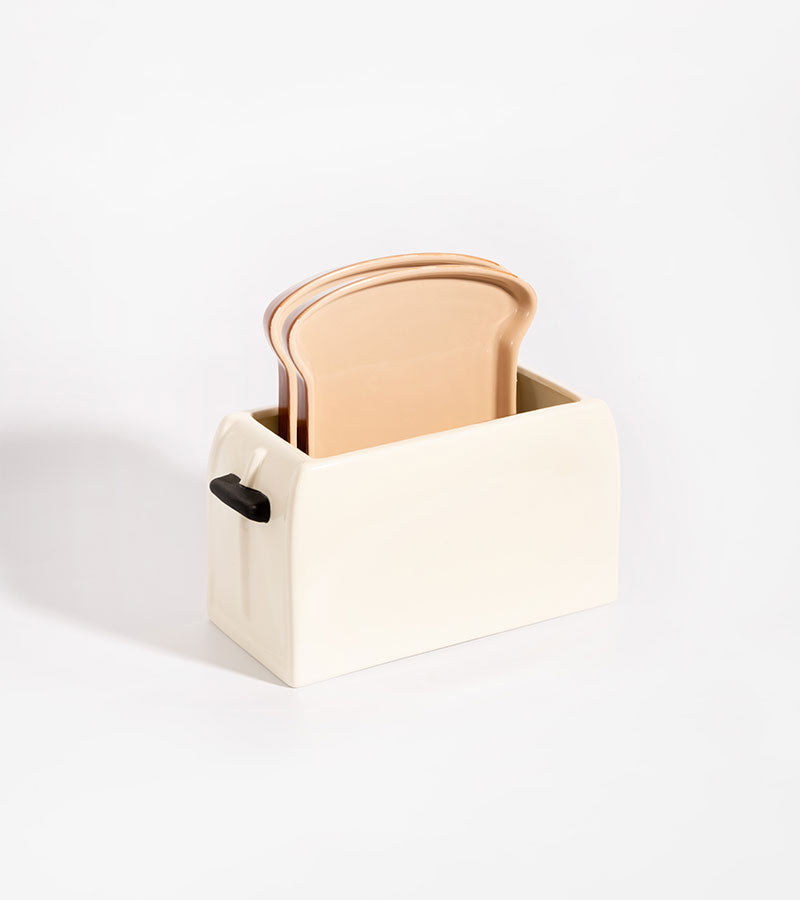 L'avant gardiste set 2 assiettes toast brunch