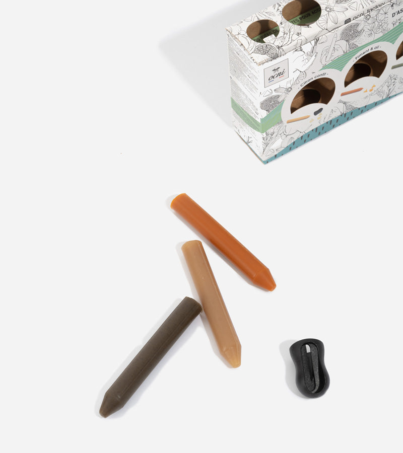 L'avant gardiste Épicerie Kit crayons assaisonnement à tailler nature
