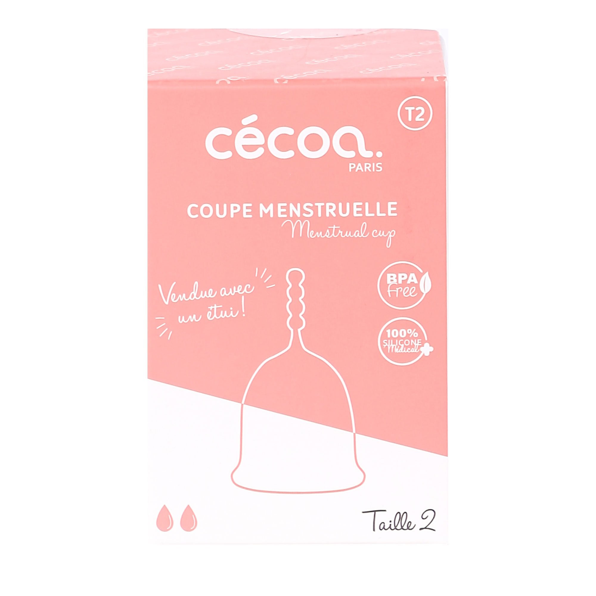Stokomani Coupe menstruelle T2 réutilisable