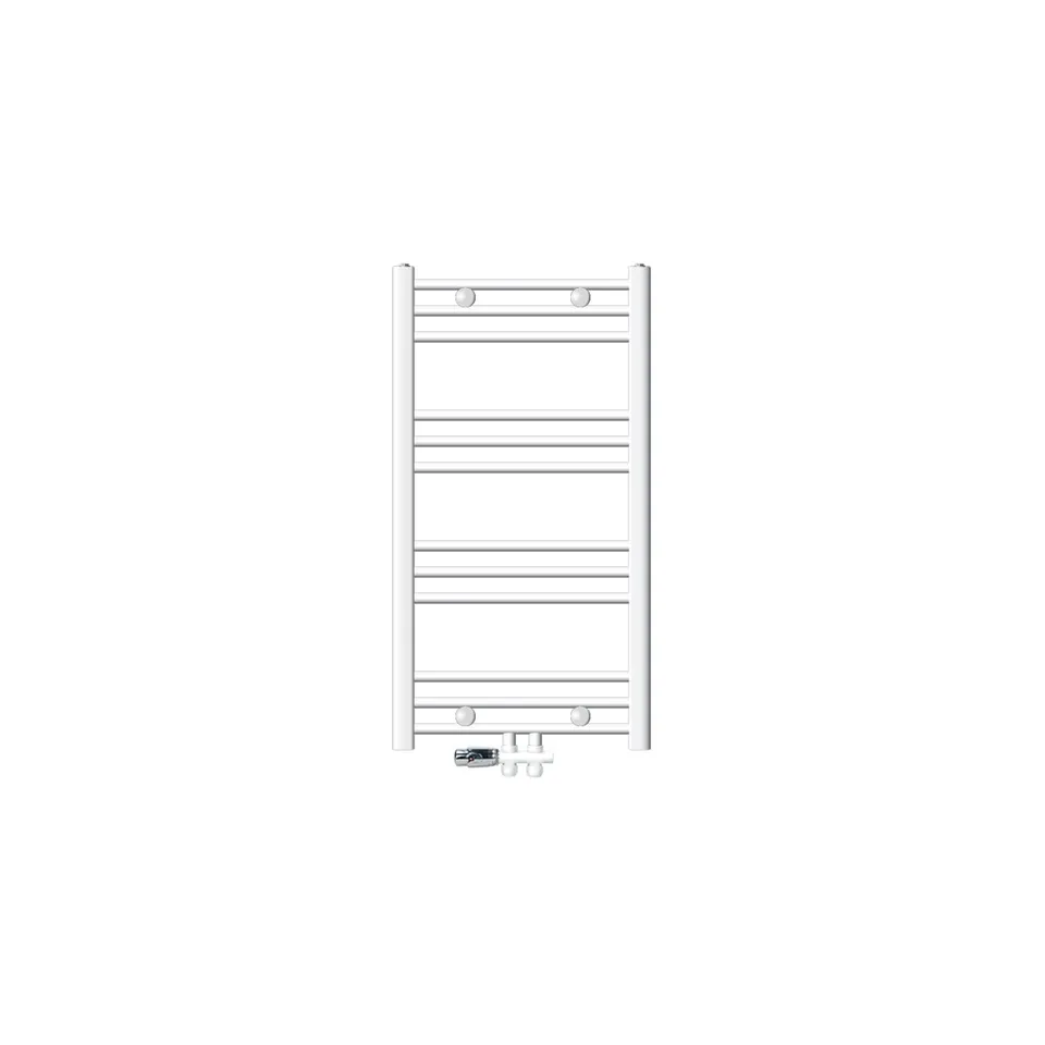 ECD Germany Heizungen sèche-serviettes blanc 500x800 mm cintré