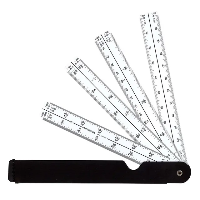 Safe Tool N°1372 règles éventail règle bureau mesure