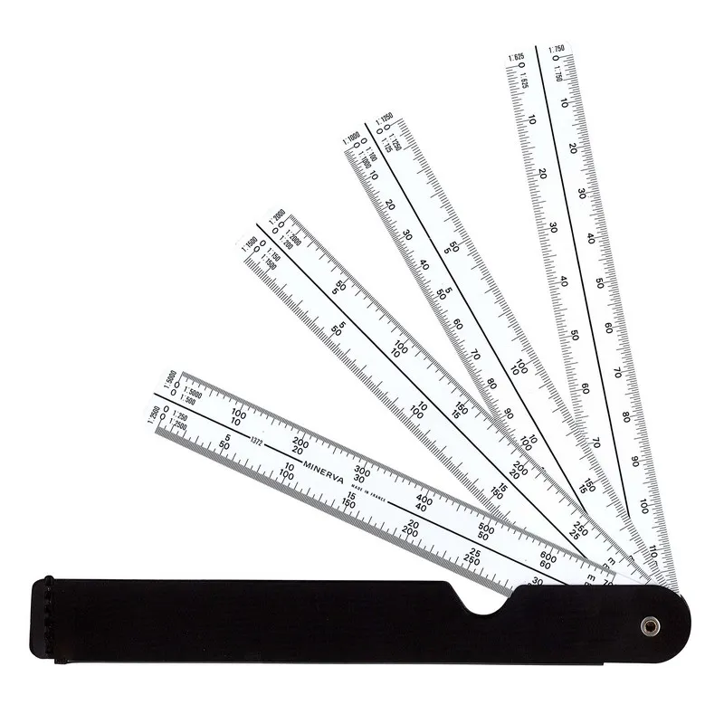 Safe Tool N°1372 règles éventail règle bureau mesure