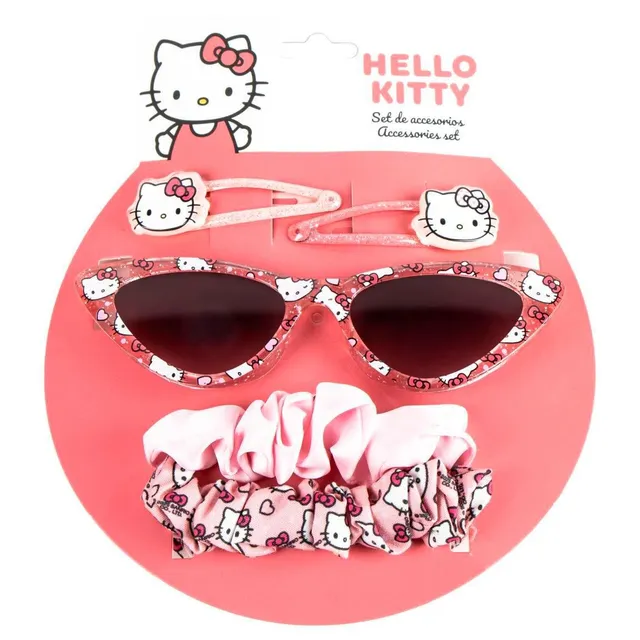 Hello Kitty lot 5 pièces accessoires cheveux chouchous