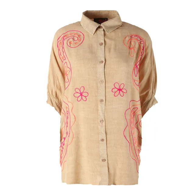 Stokomani Mode tunique grande taille beige 3XL