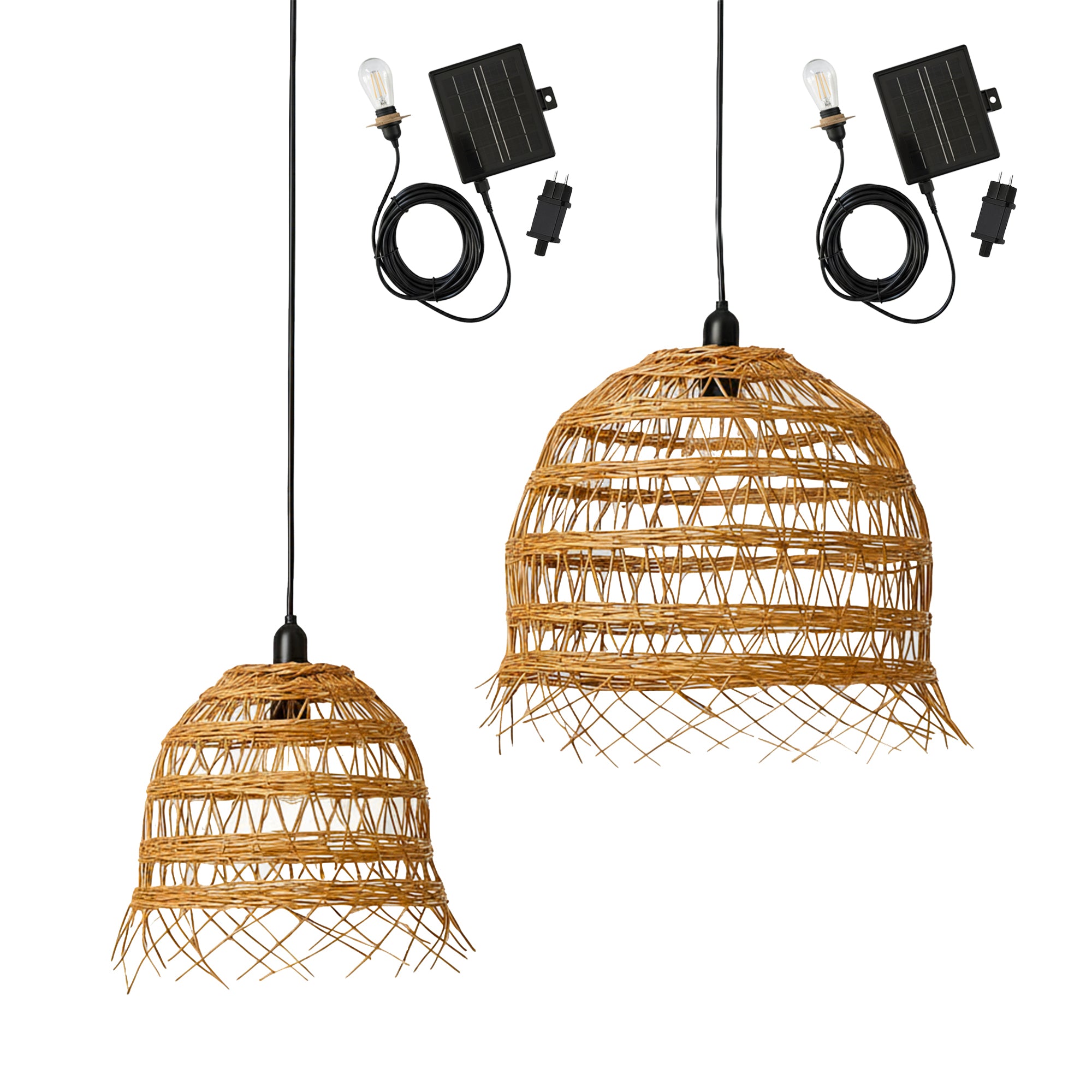 Red Deco Hawaii Long Solar suspension solaire lot 2 polyrotin