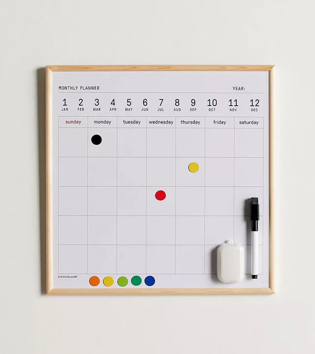 L'avant gardiste Livres & Papeterie calendrier Effaçable magnétique