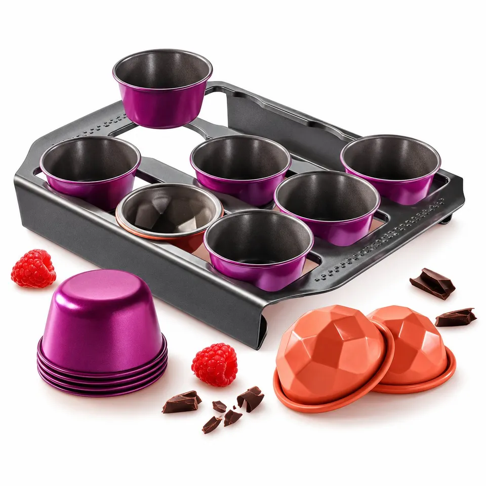 Tefal Creabake J304SS moule à gâteau acier ensemble