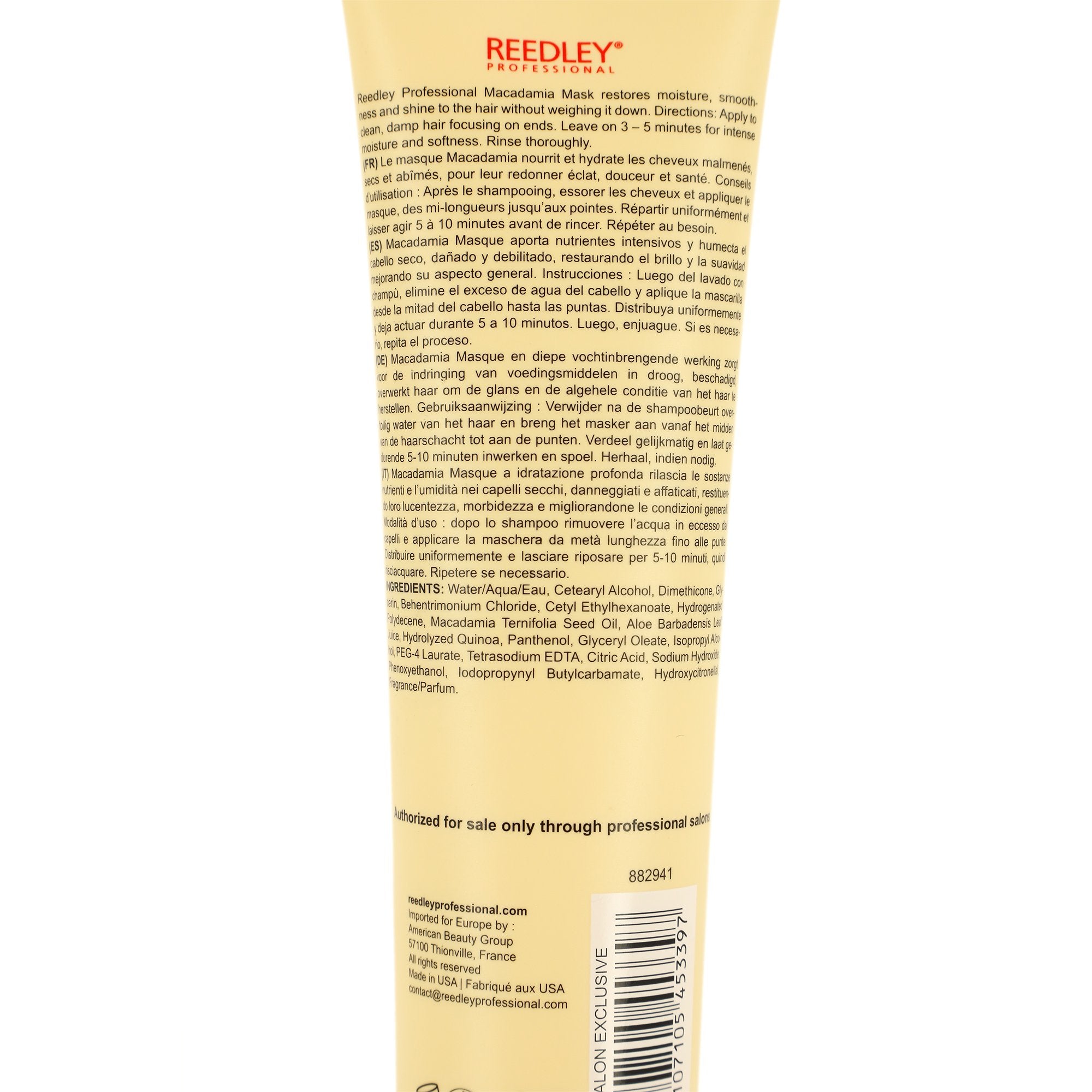 Stokomani Beauté Masque volumisant macadamia cheveux