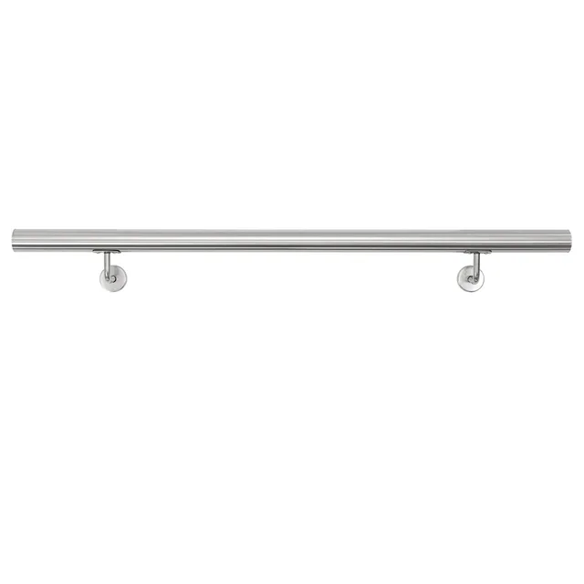 ECD Germany main courante inox brossé V2A argent 100 cm