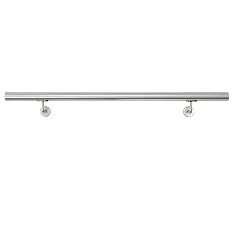 ECD Germany main courante inox brossé V2A argent 100 cm