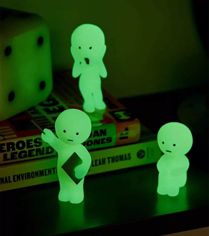 Smiski Work Figurine Fluorescente Boîte Surprise bureau