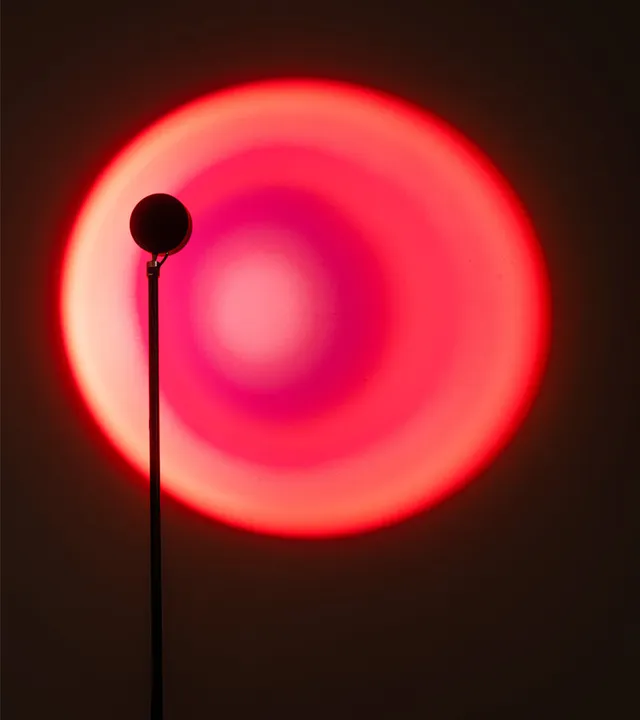 L'avant gardiste Déco lumineuse lampadaire coucher de soleil