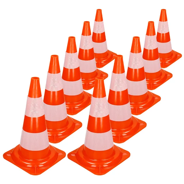 ECD Germany cône de signalisation 47 cm orange lot de 2