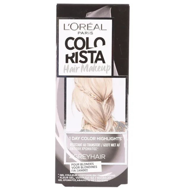 L’Oréal Colorista coloration grise cheveux