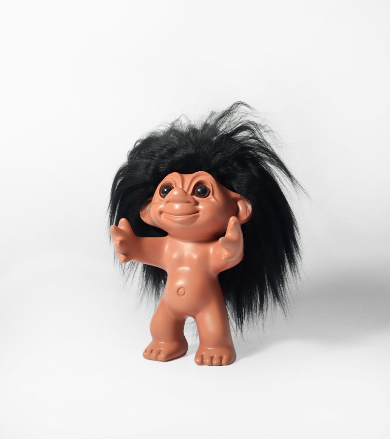 Good Luck Troll figurine porte-bonheur cheveux