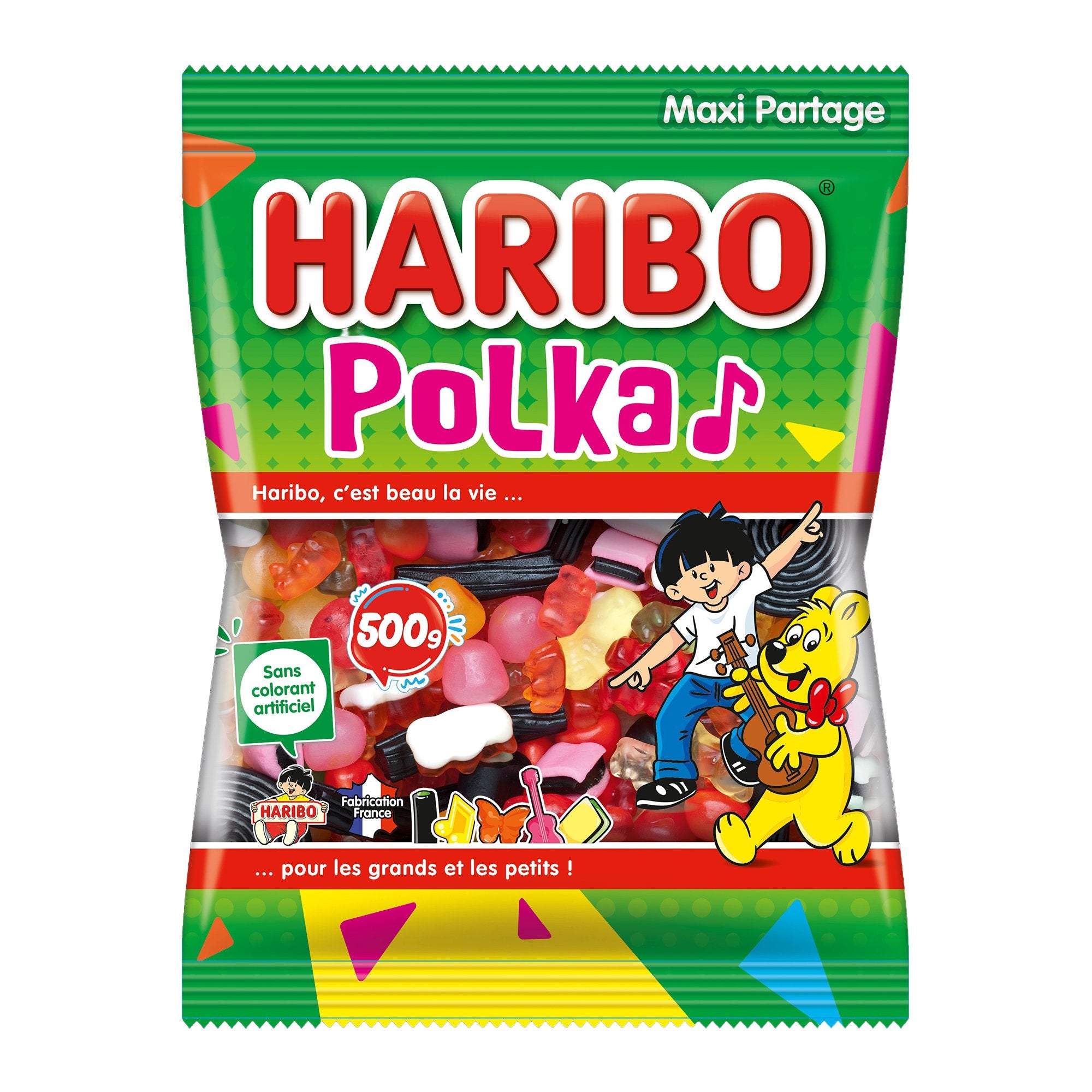 Haribo Polka sachet bonbons assortiment gourmand à offrir
