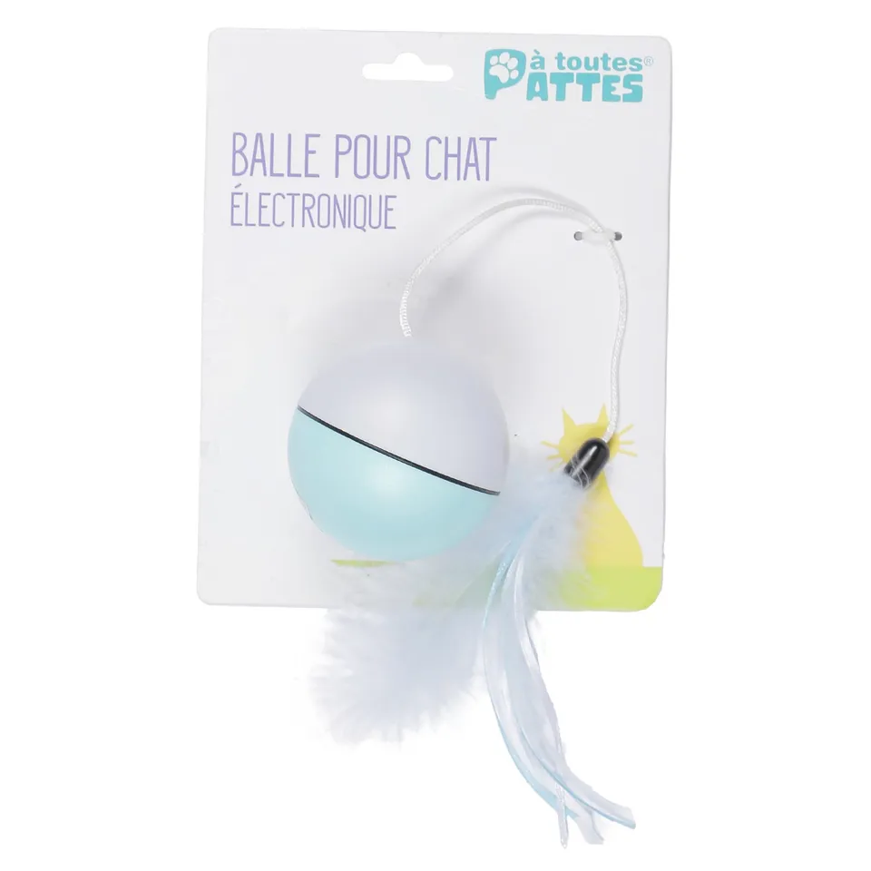 Balle chat électronique jouet interactif intérieur automatique