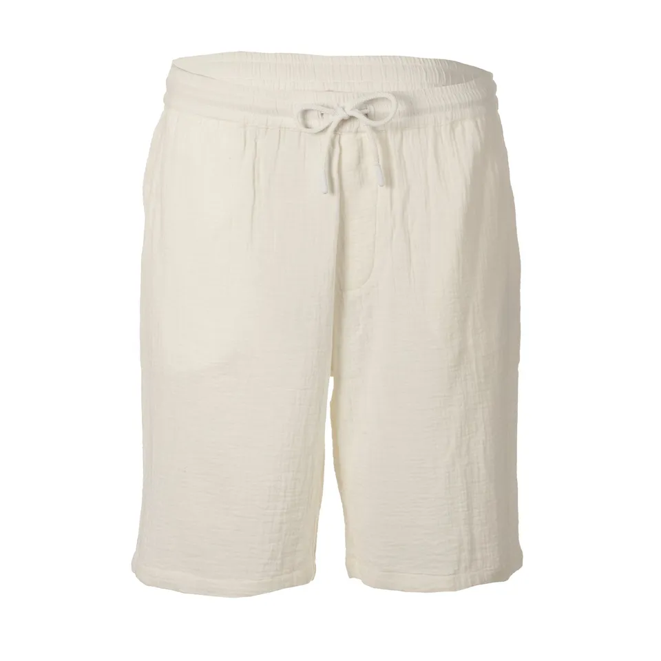 Stokomani Mode Short gaze de coton beige XL