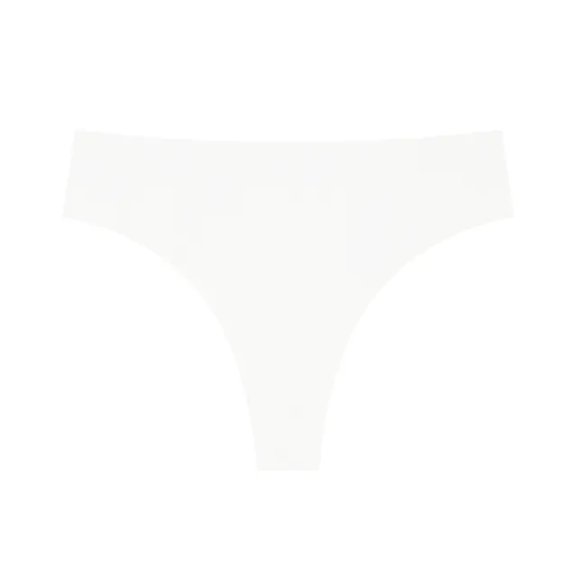 String blanc microfibre invisible usage quotidien