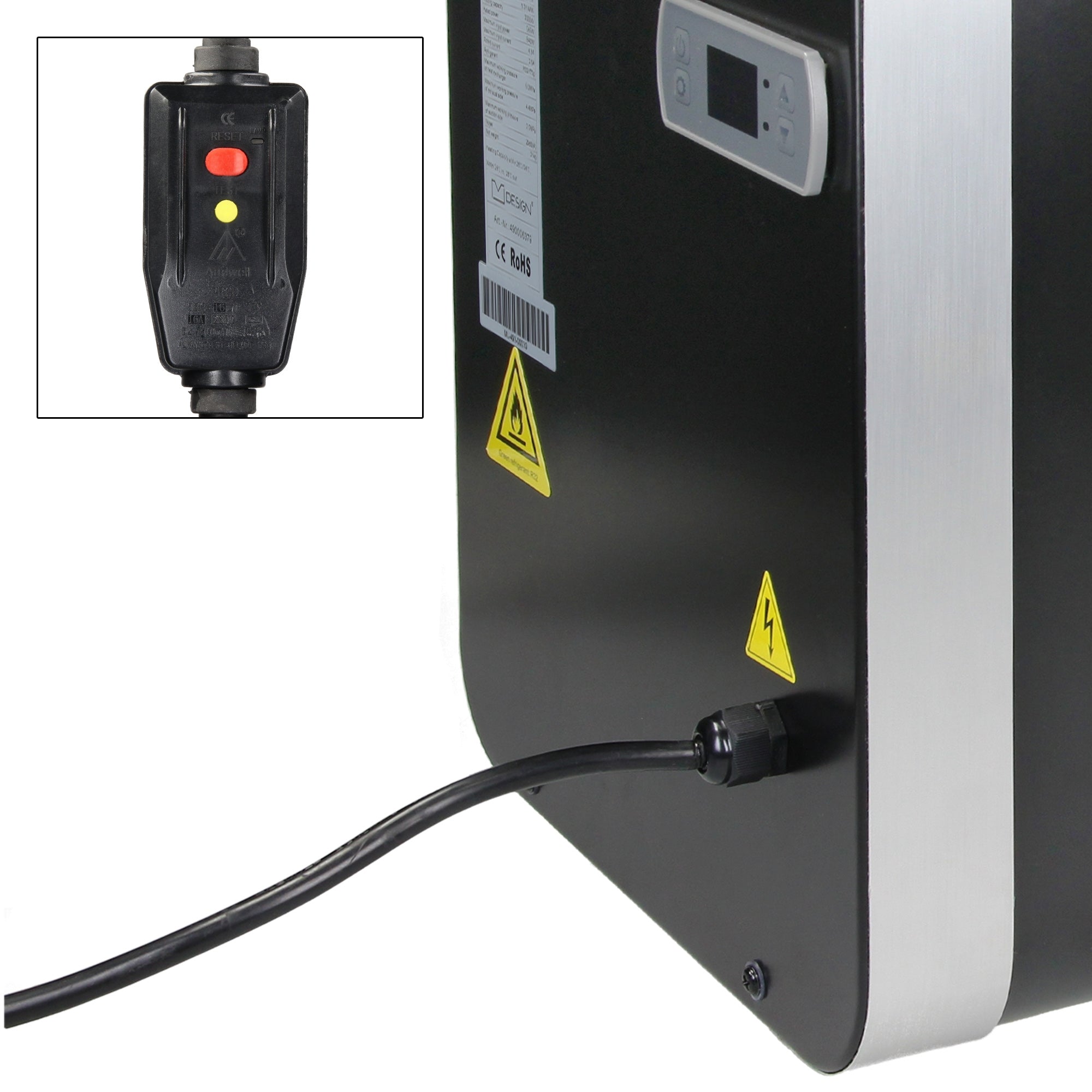 ECD Germany Garten pompe chaleur piscine 3kW 20000L