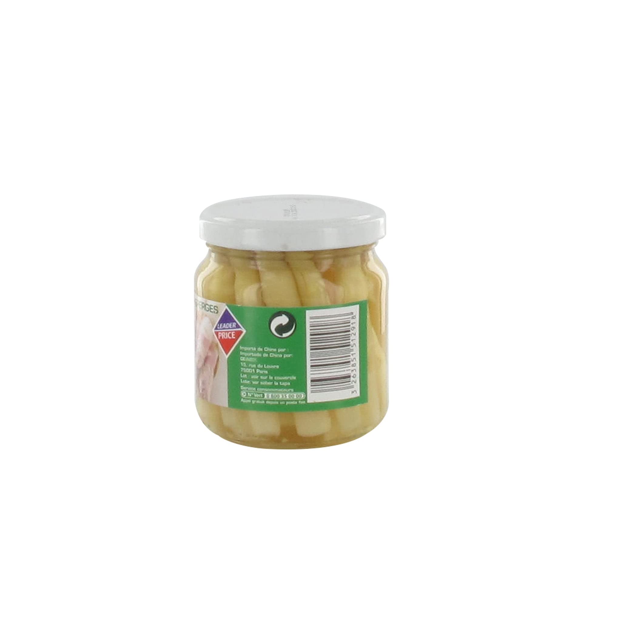 Leader Price Pointes d'Asperges Pelées Main 110g