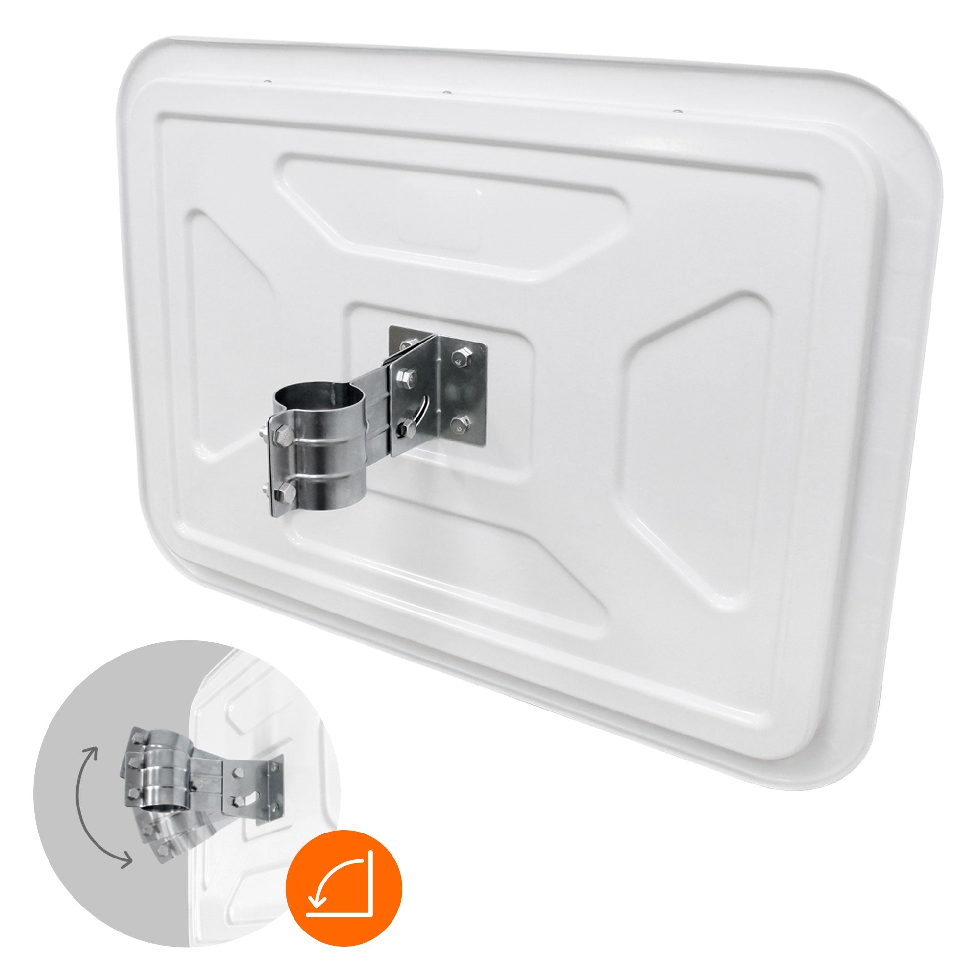 ECD Germany miroir de circulation convexe 60x80 cm extérieur