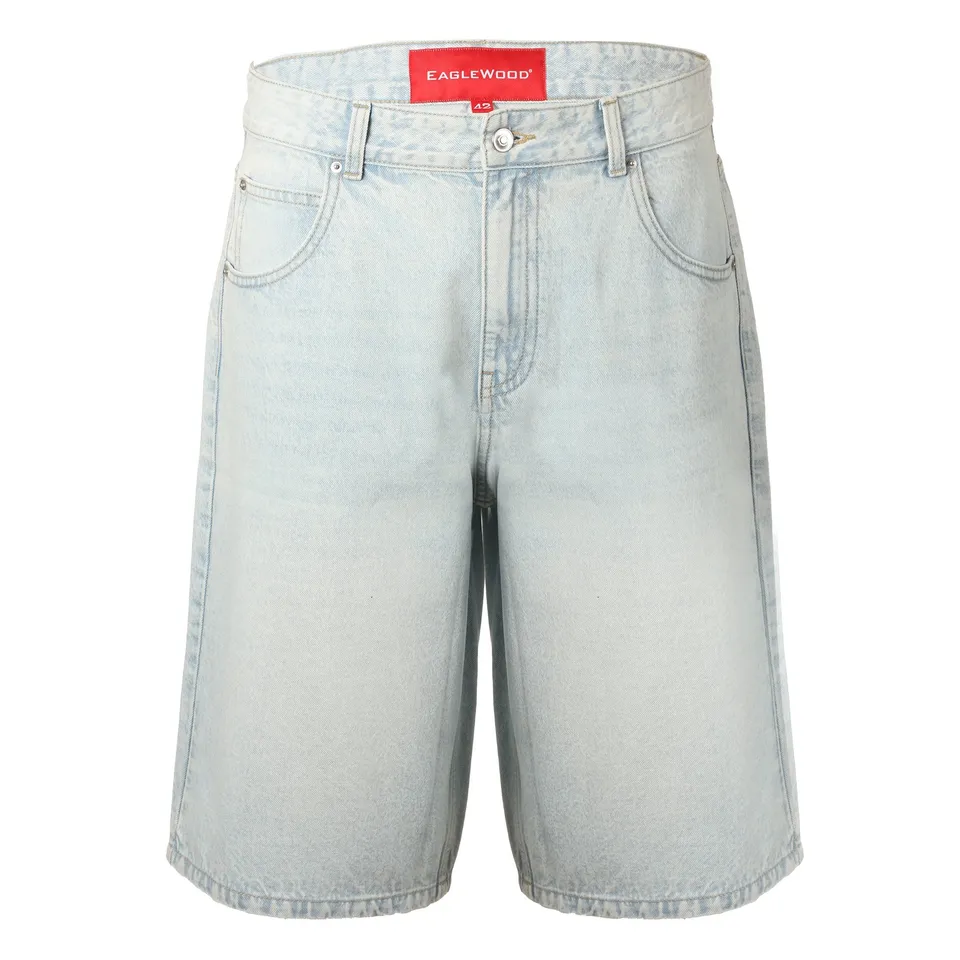 Stokomani Mode Short en jean bleu homme