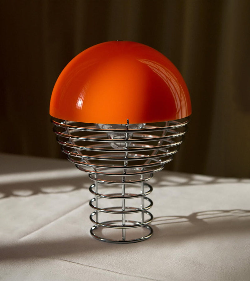 Verpan Wire Portable lampe sans fil blanc design