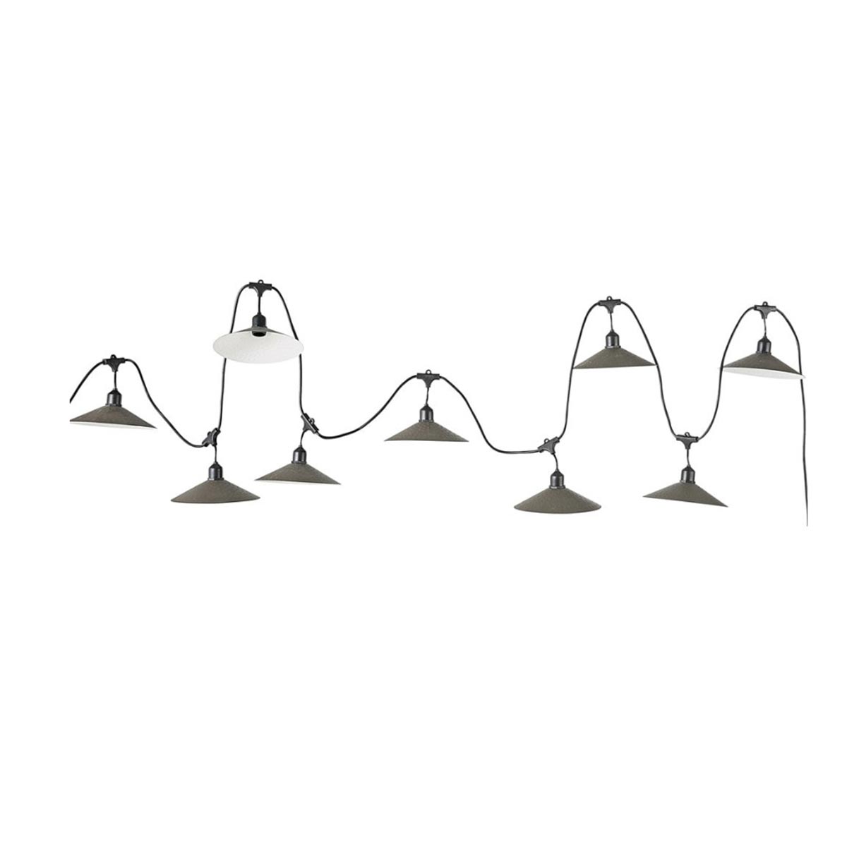 Red Deco Vinty 6m guirlande raccordable vintage E27 10 LED