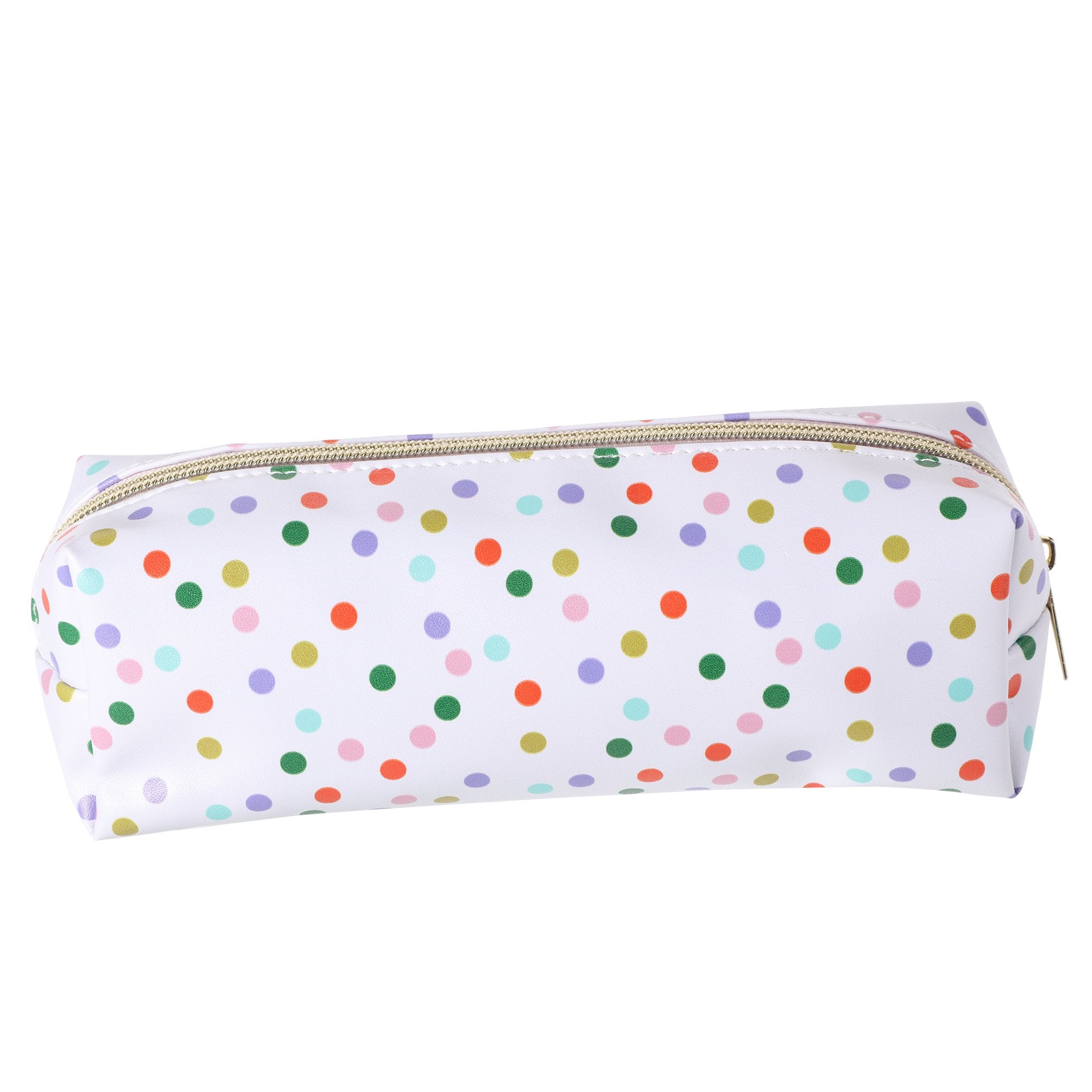 Stokomani fourre-tout blanc 20,5x6x7 cm trousse école