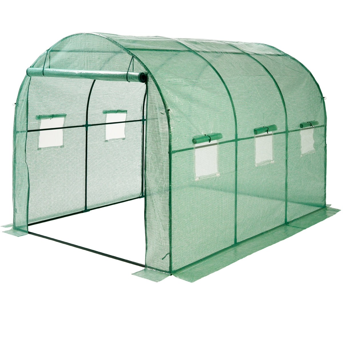 ECD Germany Serre Jardin 300x200x200 Vert Bâche PE 6m²