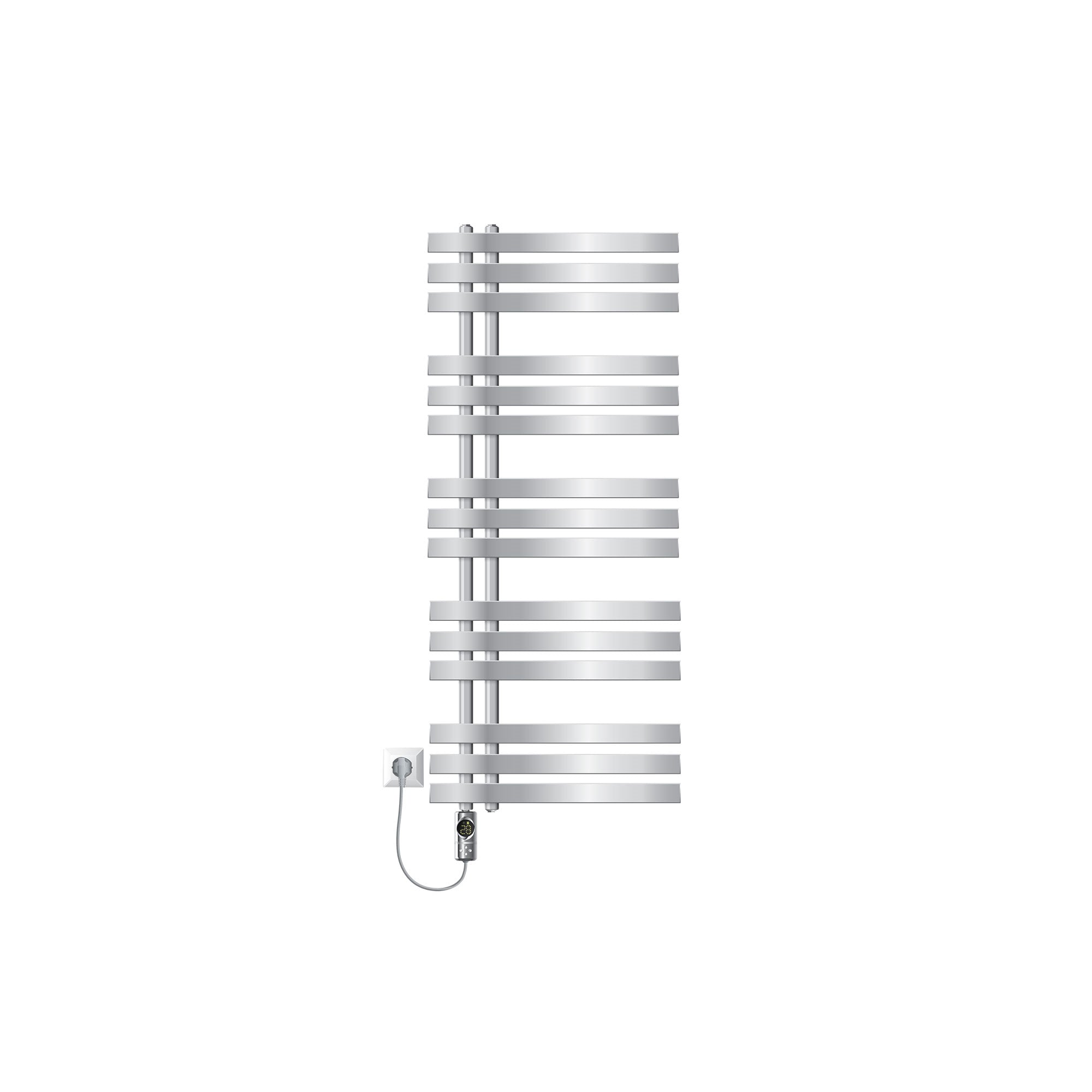 ECD Germany Heizungen Badheizkörper 500x1200 chrom radiateur 900W