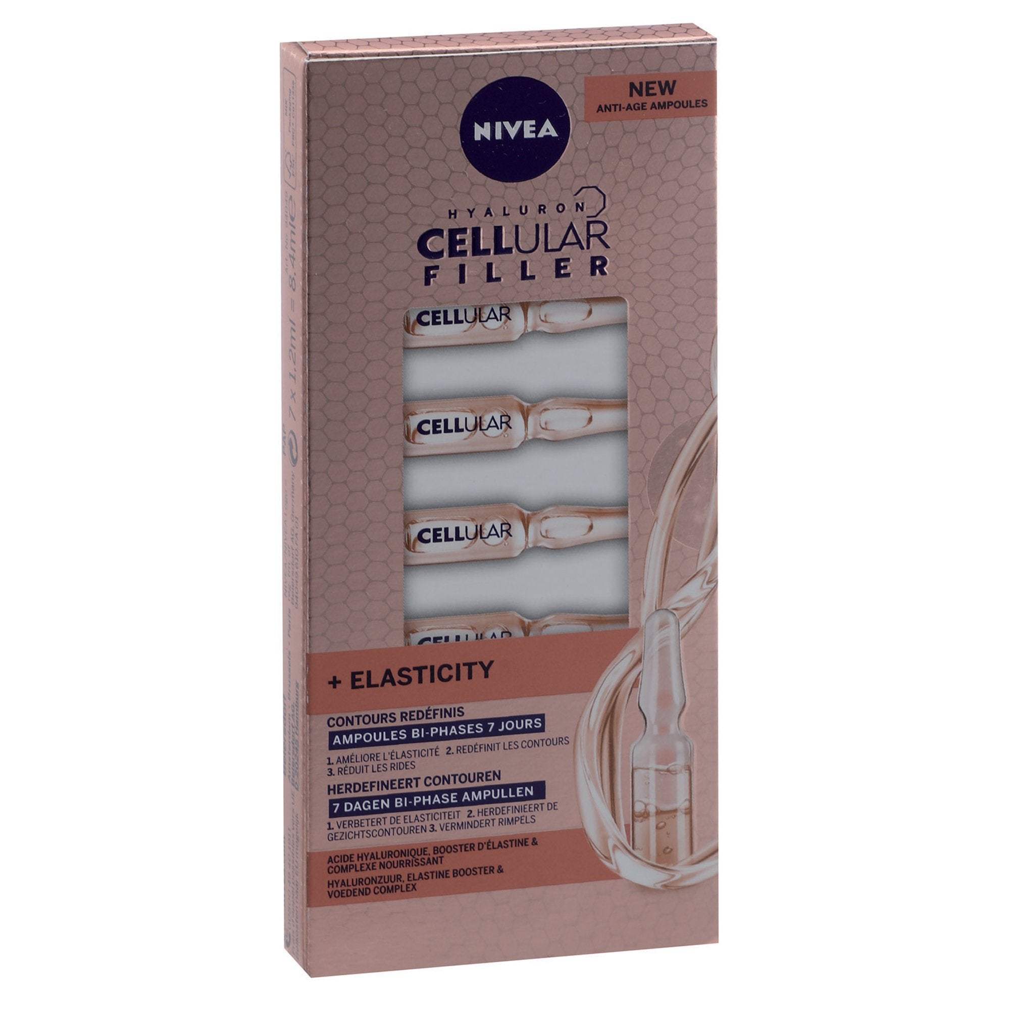 Stokomani Beauté 7 ampoules anti-rides acide hyaluronique soin visage