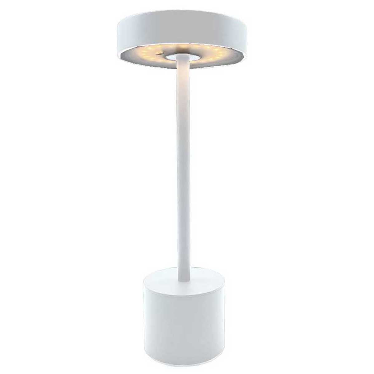 Red Deco Roby White lampe sans fil tactile blanc H30cm