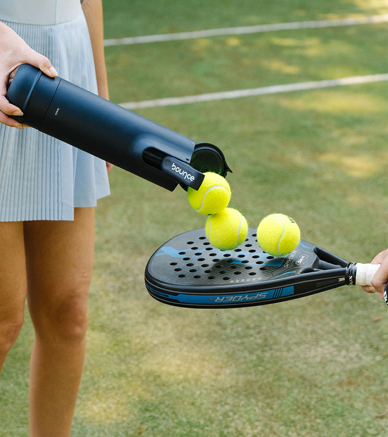 L'avant gardiste Tube Bounce pressurisateur balles Padel
