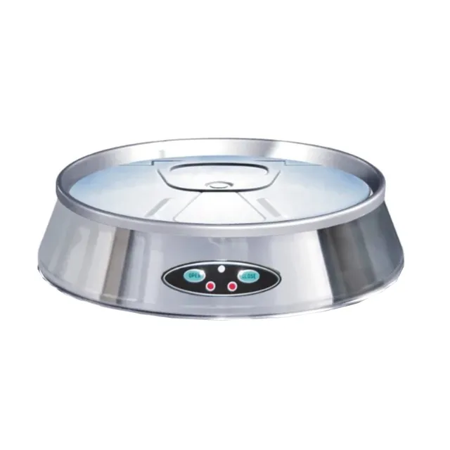 Red Deco CAN couvercle poubelle automatique argent inox capteur