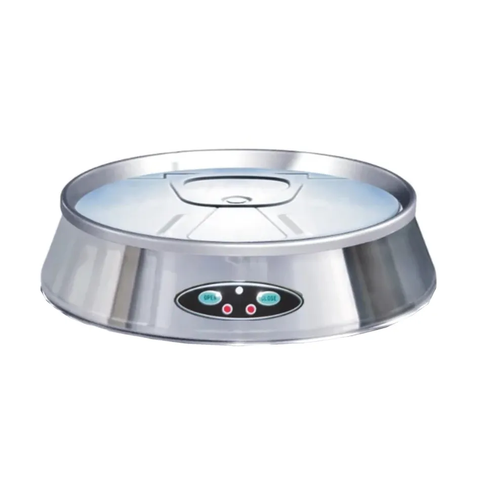 Red Deco CAN couvercle poubelle automatique argent inox capteur