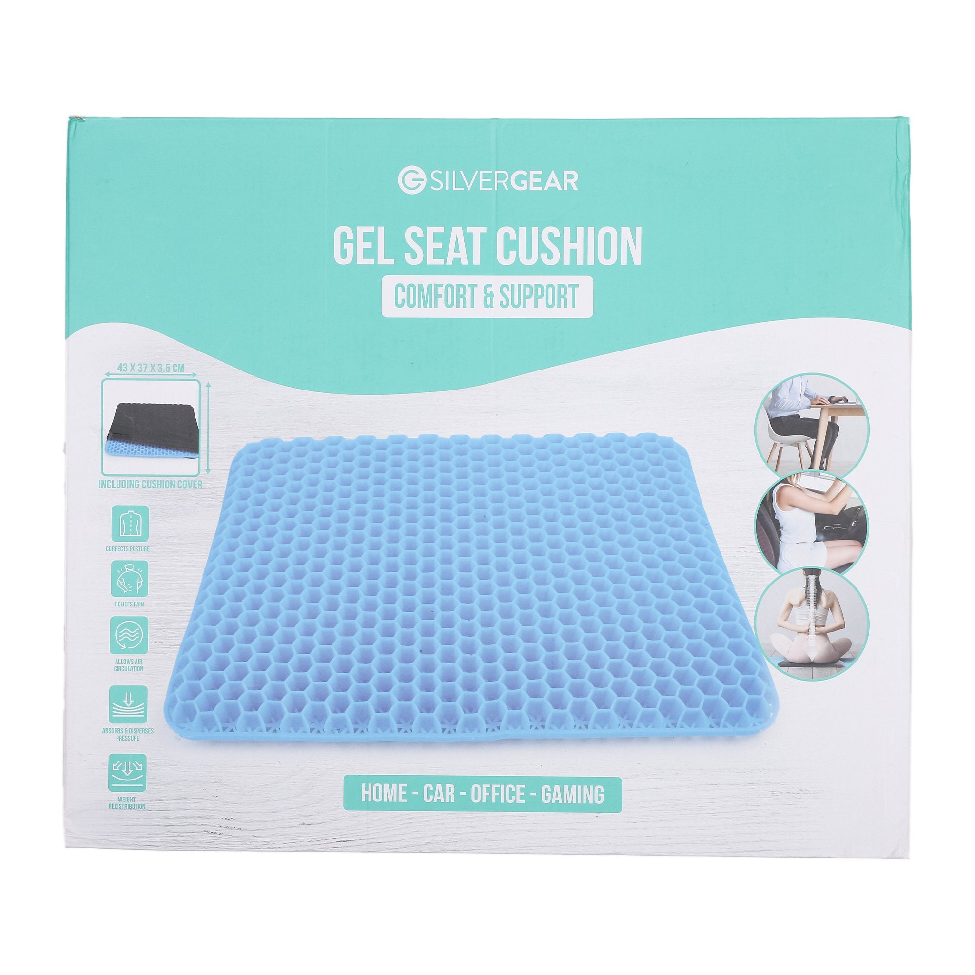 Coussin de Siège en Gel Confort pour Chaise Bureau
