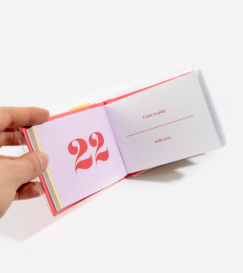 L'avant gardiste What I Love Carnet à remplir couple amour