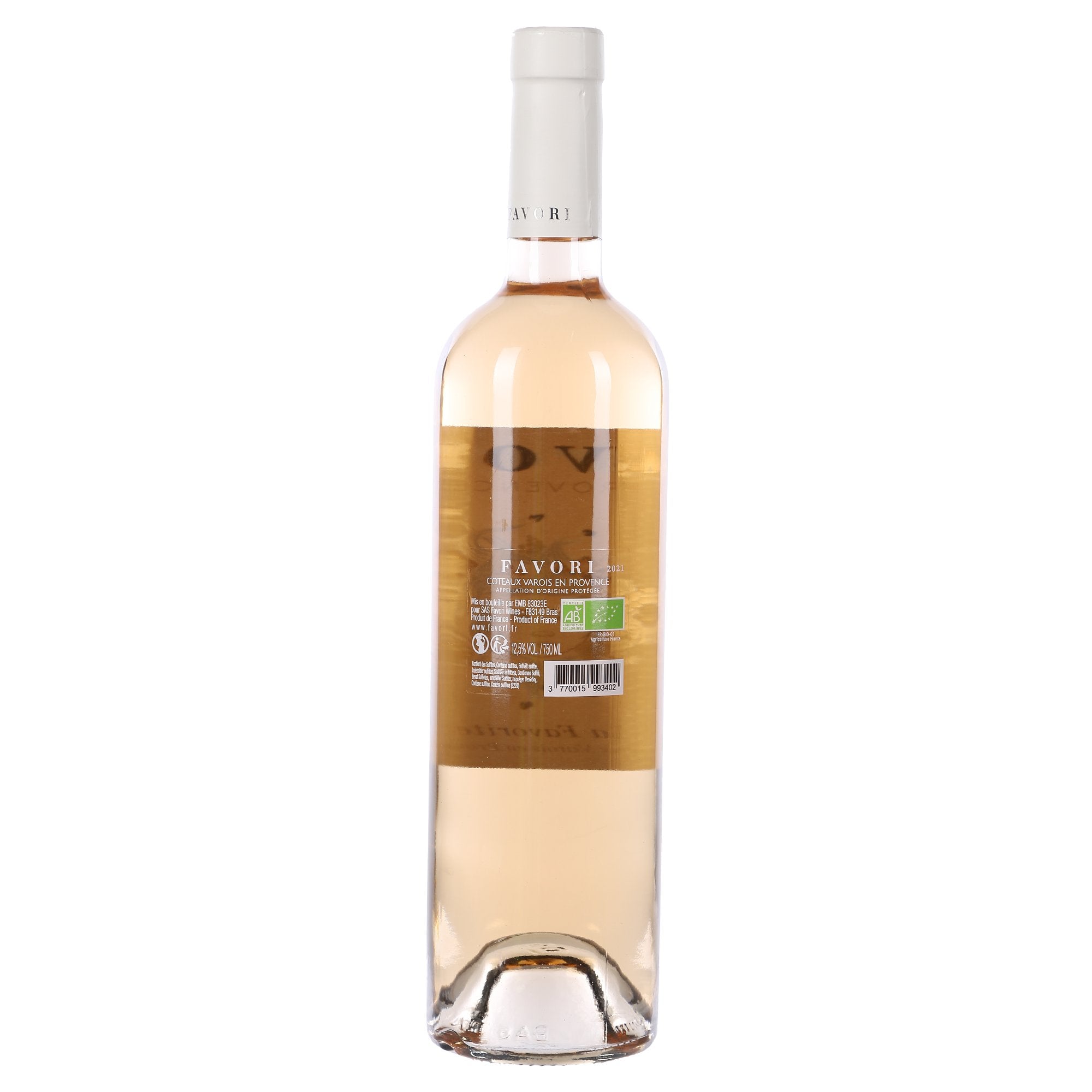 Favori IGP 2021 13% vin bio bouteille