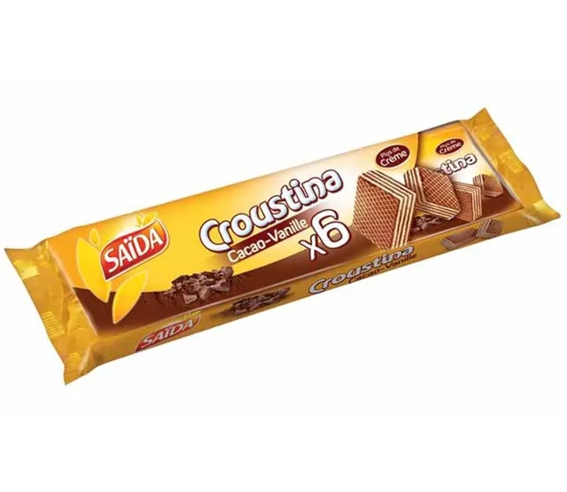 Croustina cacao-vanille biscuits goûter épicerie