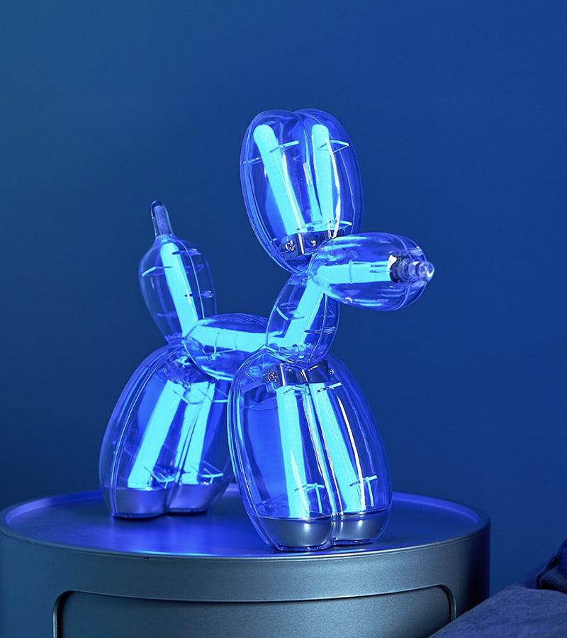 Lexon X Jeff Koons Balloon Dog lampe LED pop art
