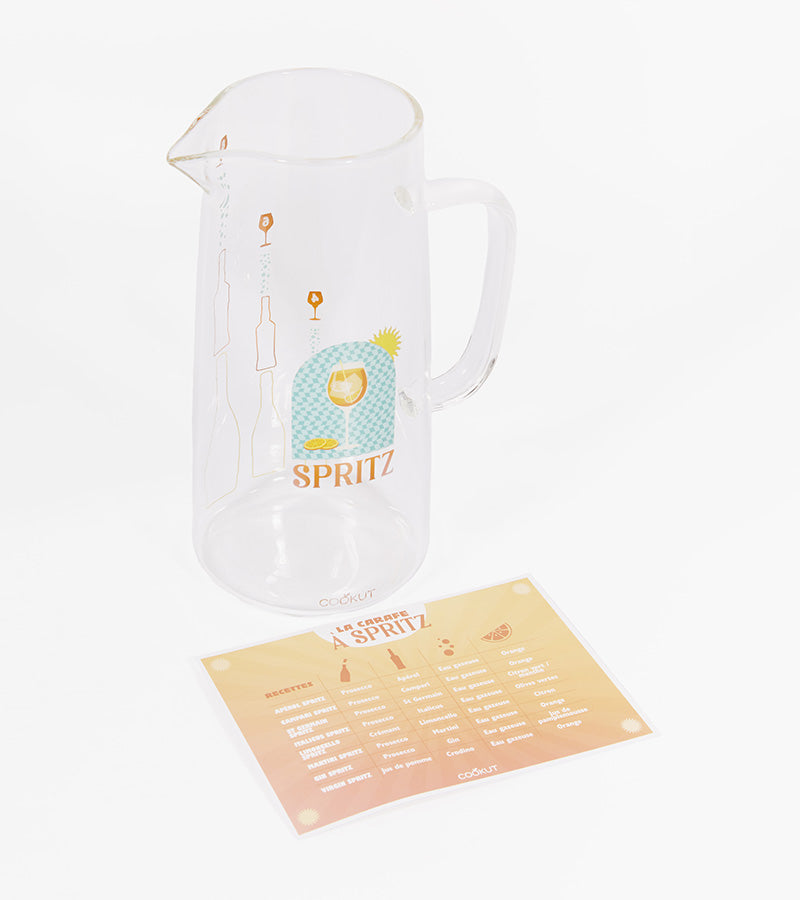 L'avant gardiste Vaisselle & Table Fun carafe Spritz graduée verre