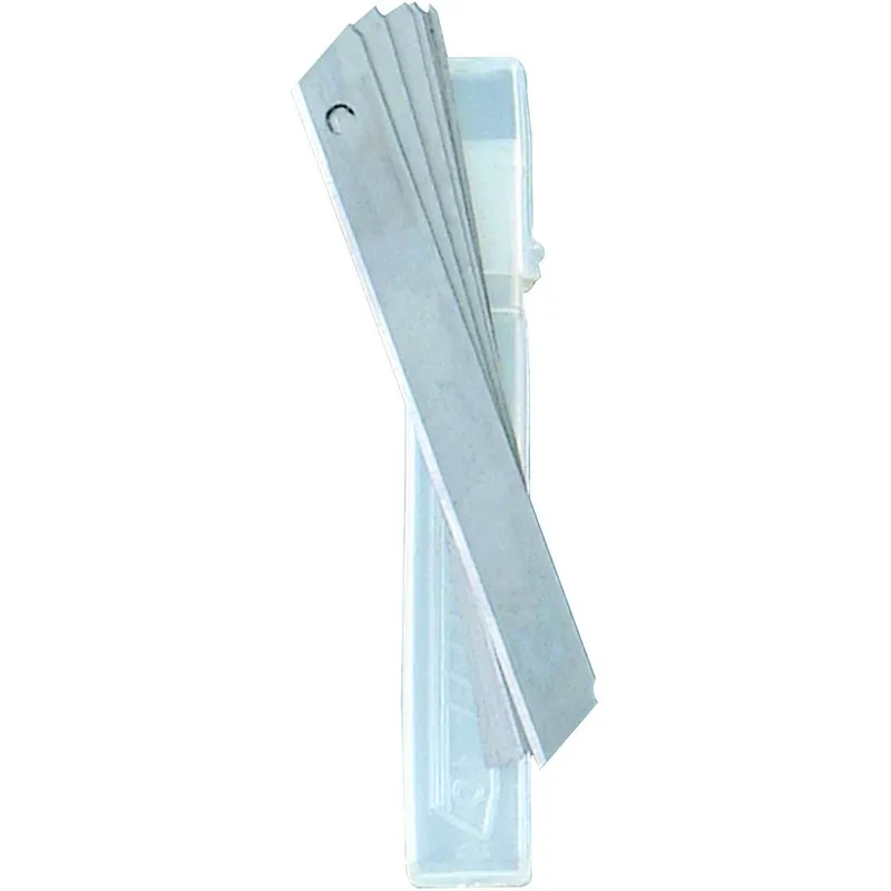 Safe Tool Bricolage Étui 10 lames cutter 9 mm acier