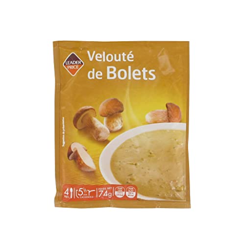 Leader Price Soupes croûtons soupe velouté bolets 74g