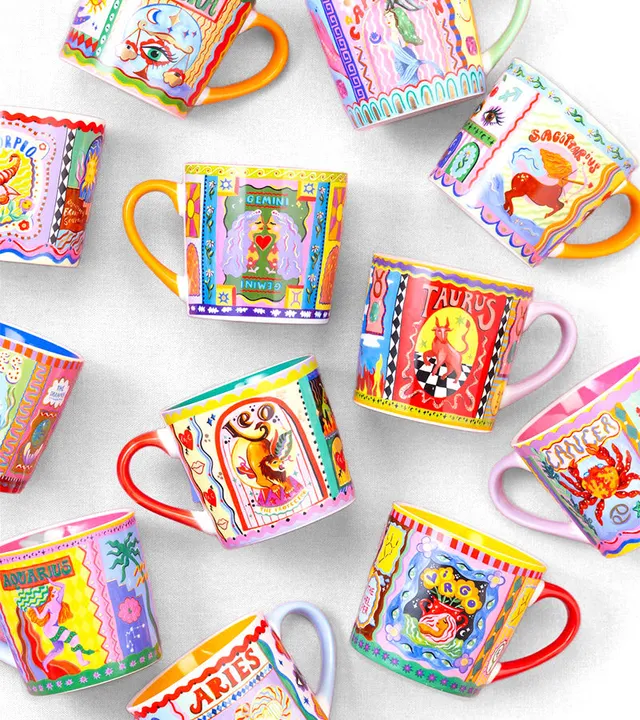 L'avant gardiste Mug Zodiaque Balance tasse céramique
