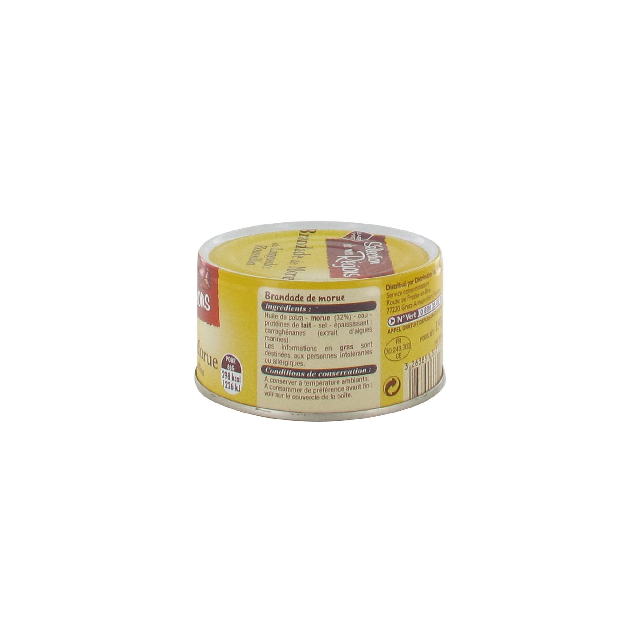 Leader Price Lot 4 Brandade de Morue Languedoc 190g